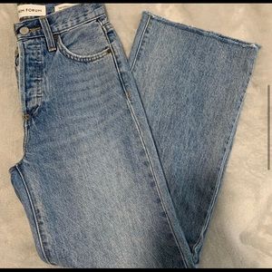 ARITZIA DENIM FORUM FARRAH HIGH RISE WIDE LEG JEANS